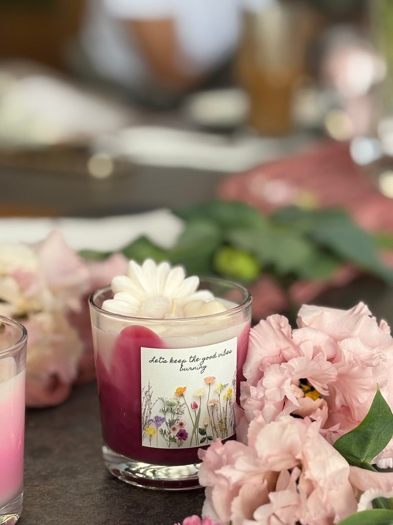 Glass Jar with Soya Candle